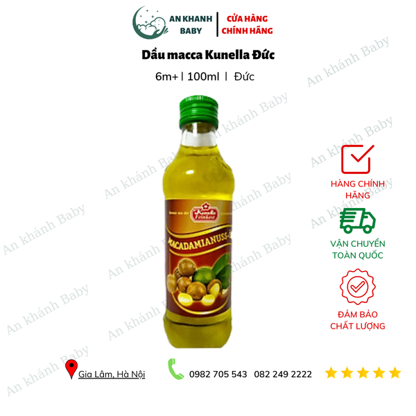  DẦU MACCA ĐỨC KUNELLA 100ML 
