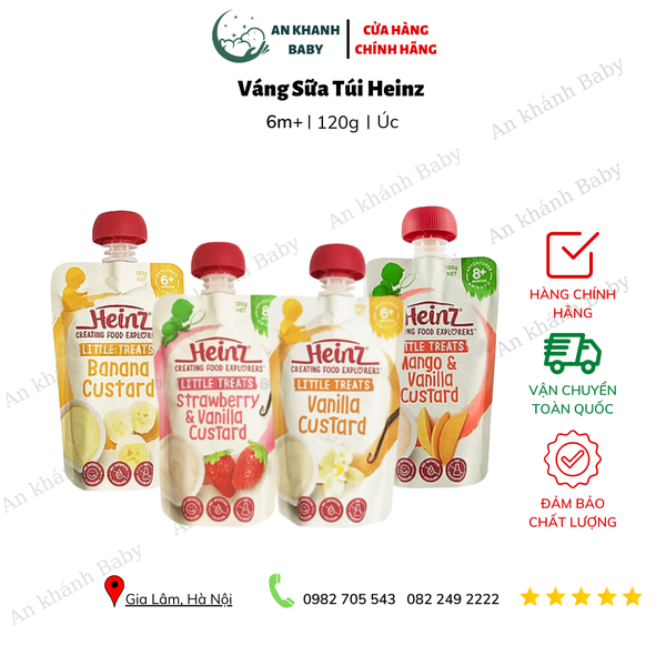  Váng sữa túi Heinz Úc 120g 