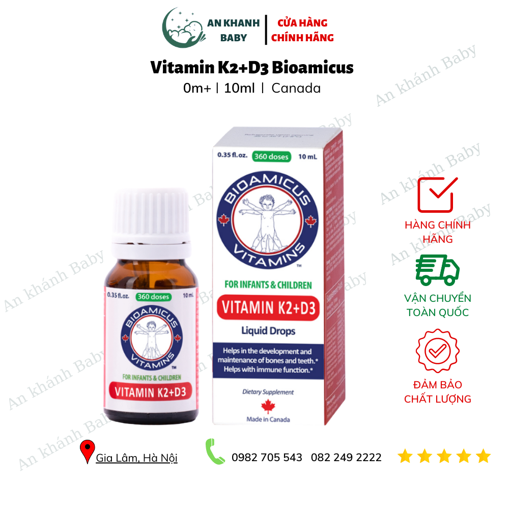  Vitamin K2+D3 Bioamicus 10ml (0m+) 