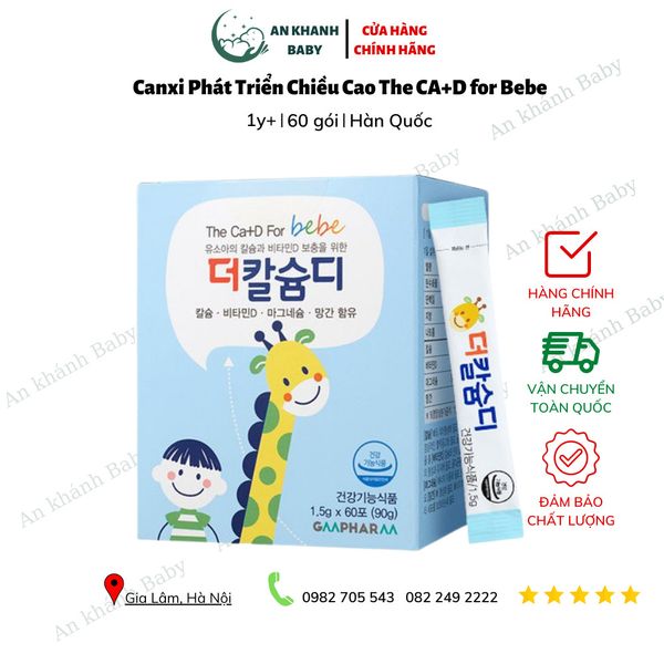  Canxi phát triển chiều cao The CA+D for Bebe Hàn Quốc 