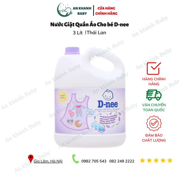  Nước giặt xả vải Dnee 3 lít (đủ màu) 