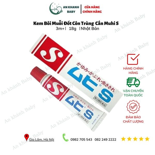  Kem Trị Muỗi Đốt Côn Trùng Cắn Muhi S Cho Bé Từ 3 Tháng 