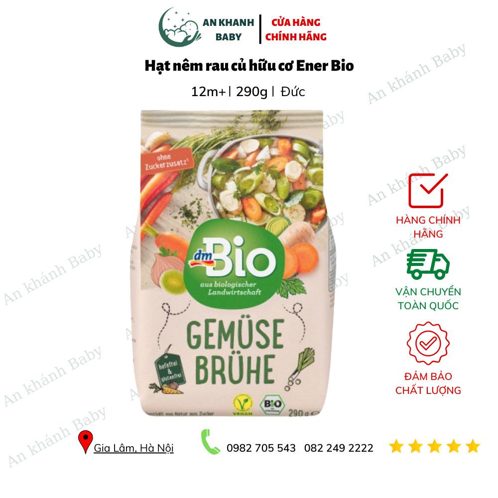  HẠT NÊM RAU CỦ HỮU CƠ GEMUSE BRUHE 290G ĐỨC 