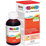  Siro Pediakid Fer + Vitamines B hỗ trợ liệu pháp điều trị thiếu máu do thiếu sắt (125ml) 