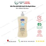  Sữa tắm gội Chicco mẫu mới - YẾN MẠCH 500ml&200ml 