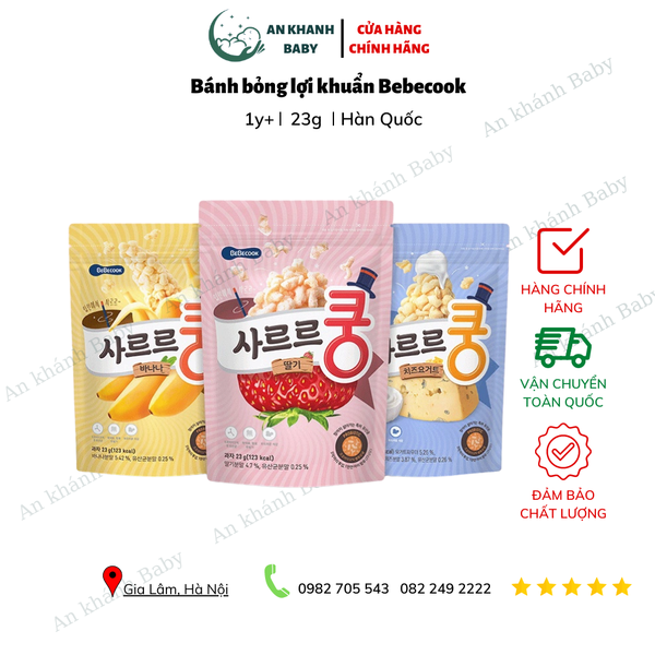  Bánh bỏng lợi khuẩn Bebecook 23g 