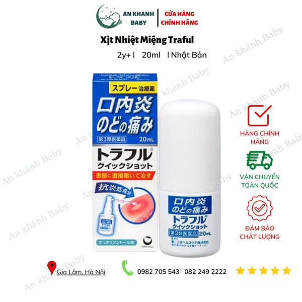  THUỐC XỊT NHIỆT MIỆNG TRAFUL NHẬT (20ML) 