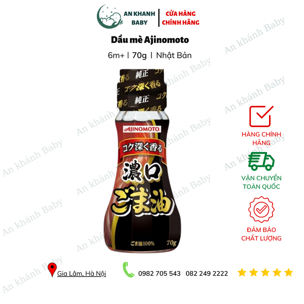  Dầu mè Ajinomoto 70g - Nhật Bản 