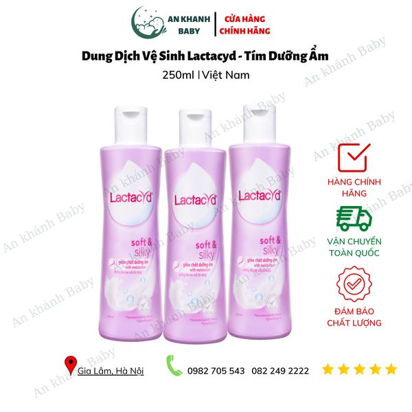  Dung dịch vệ sinh Lactacyd Soft & Silky bảo vệ, chăm sóc vùng kín phái nữ dung tích 150ml & 250ml 