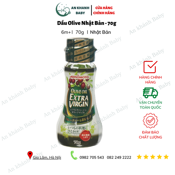  Dầu Olive Ajinomoto Extra Virgin Nhật Bản 70g 