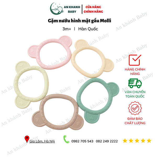  Gặm nướu hình gấu silicon Molli 
