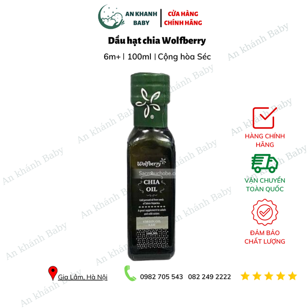  Dầu hạt Chia Wolfberry Chia Oil 100ml 