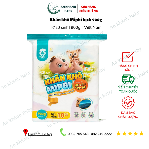  Khăn khô đa năng Mipbi 900g 