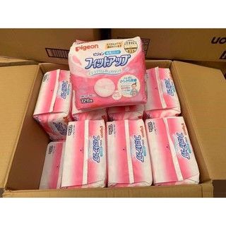  [CỘNG MIẾNG] Miếng lót thấm sữa Pigeon Nội địa Nhật 126 miếng + 10 miếng 