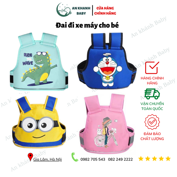  Đai xe máy cho bé ,Đai an toàn cho bé đi xe máy loại CAO CẤP 