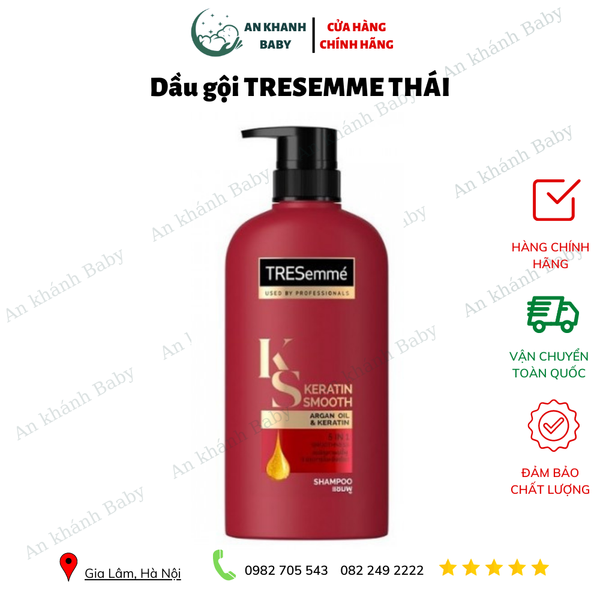  Dầu gội Tresemme KERATIN SMOOTH thái lan 400ml 
