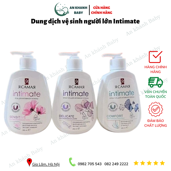  Dung dịch vệ sinh người lớn Intimate sẵn 3 màu 