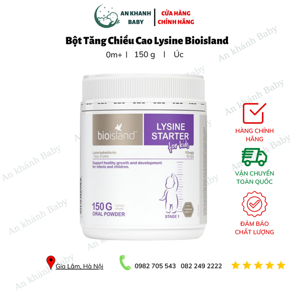  Bột Lysine - Bio island 150g 