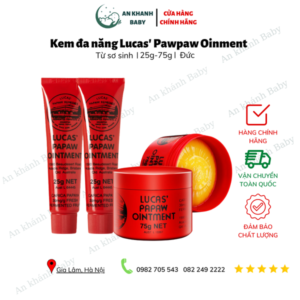  Kem đa năng Lucas' Pawpaw Oinment Úc 