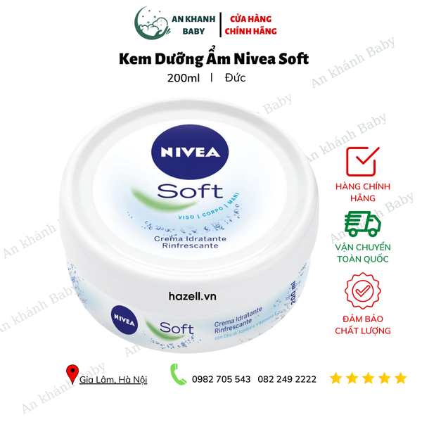  Kem Dưỡng Ẩm Nivea Soft - 200 ml 