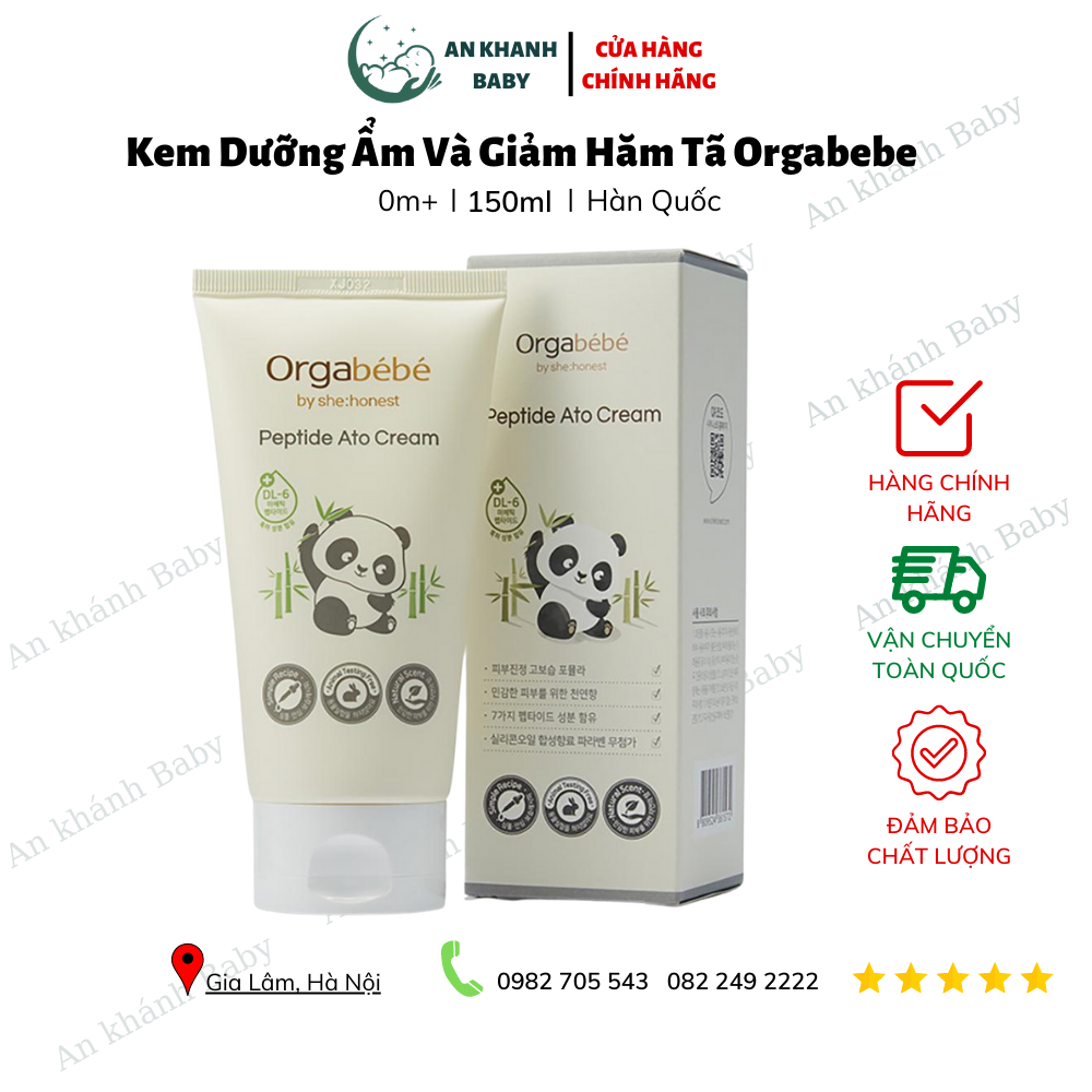  Kem Dưỡng Ẩm Và Hỗ Trợ Giảm Hăm Tã Orgabebe 
