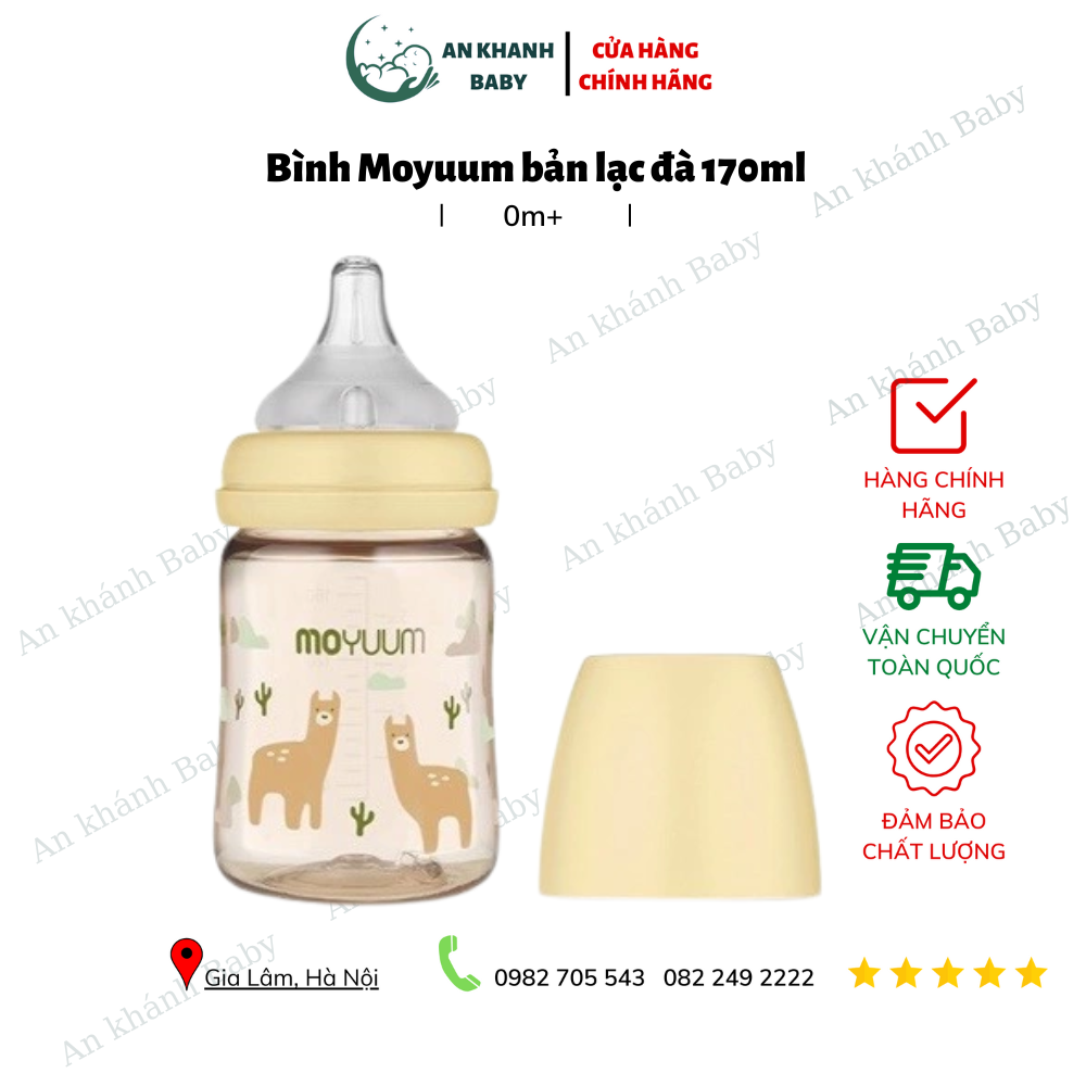  Bình sữa Moyuum lạc đà 170ml 