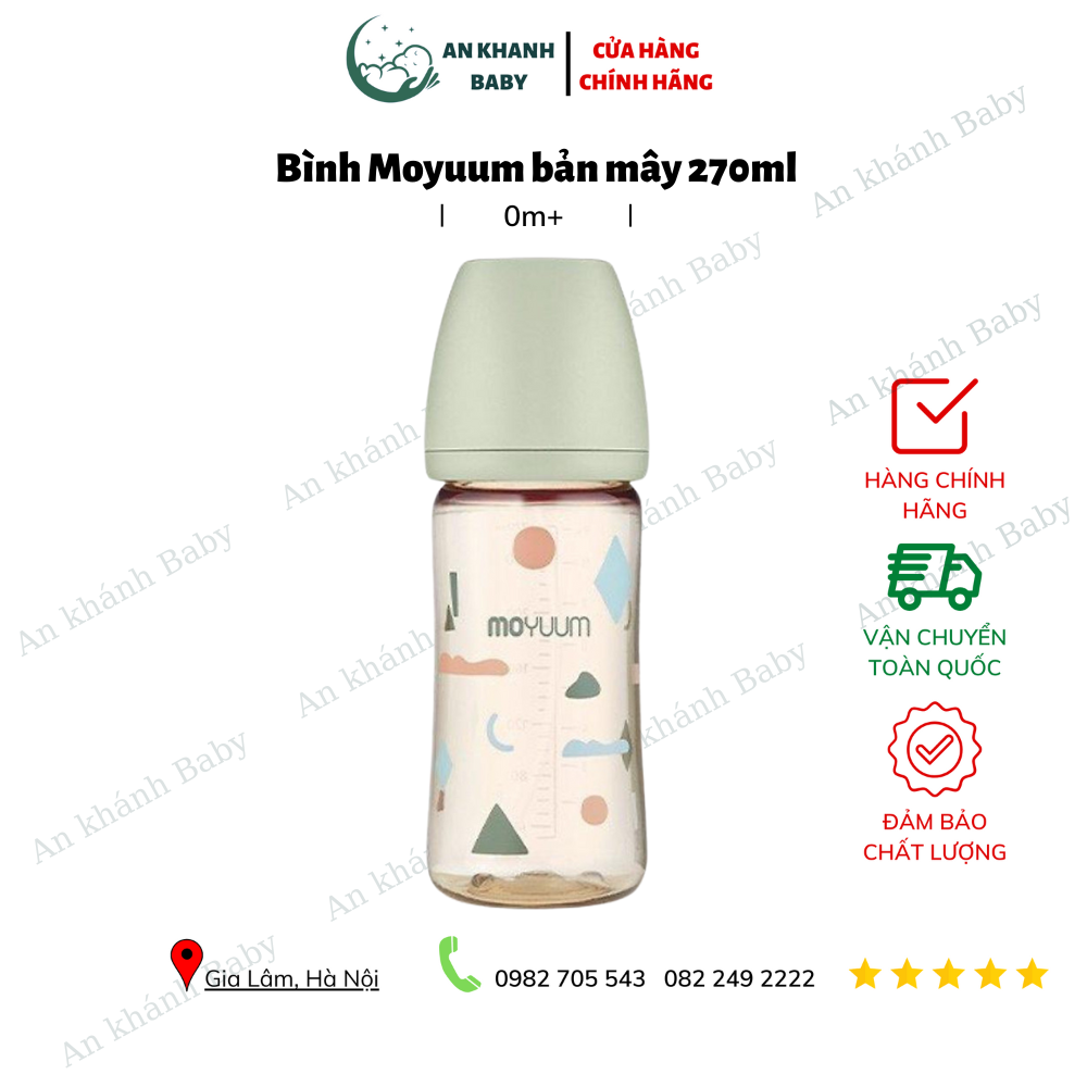  Bình sữa Moyuum phiên bản hình mây size 270ml 