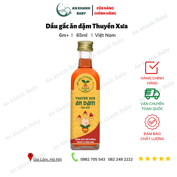 Dầu gấc ăn dặm THUYỀN XƯA 65ml 