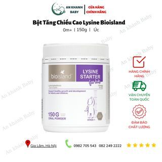  Bột LYSINE_BIO_ISLAND TĂNG CHIỀU CAO CÂN NẶNG CHO TRẺ 
