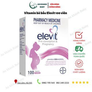  Vitamin tổng hợp Elevit bầu 100 viên 