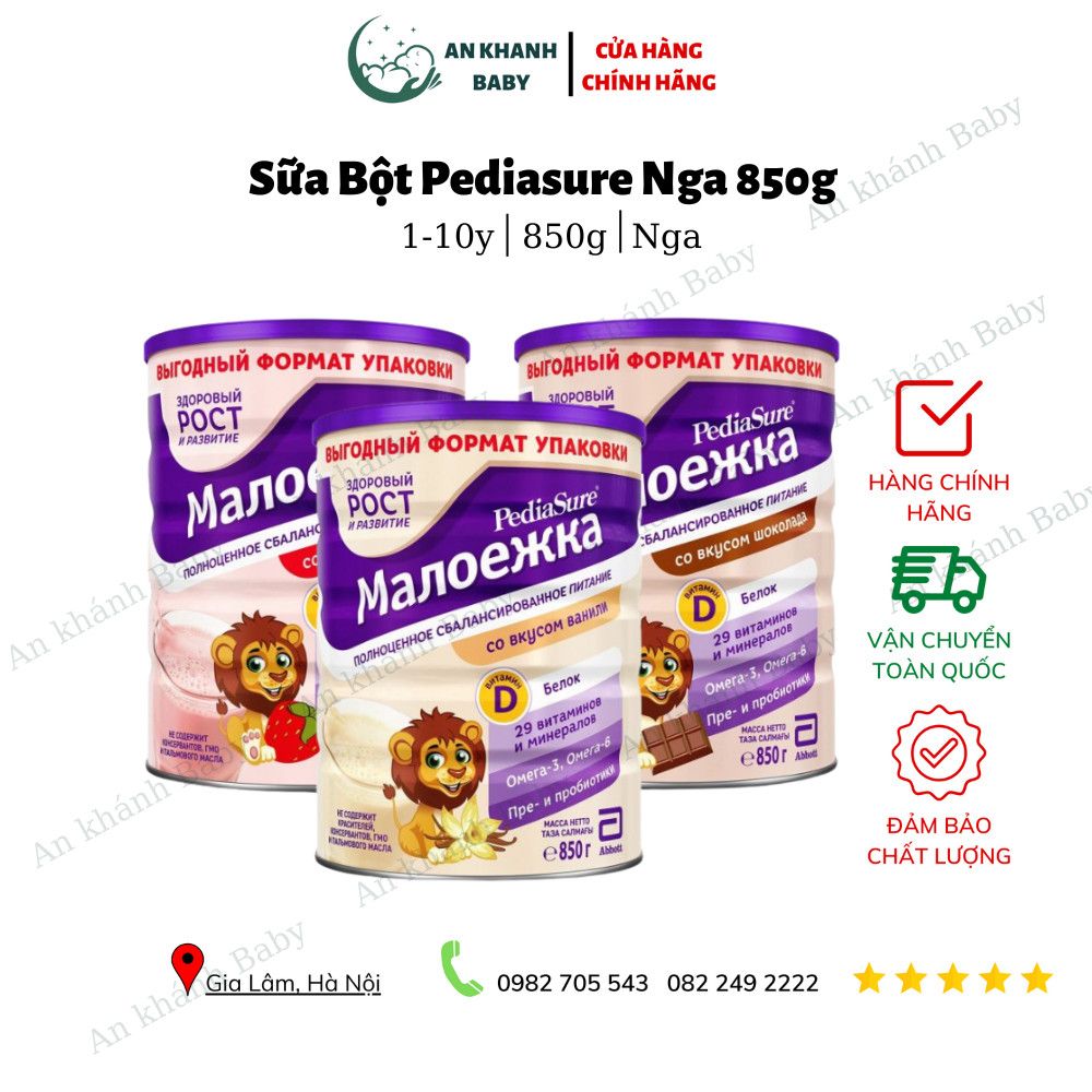  Sữa bột PEDIASURE NGA to 850g  - VANI 