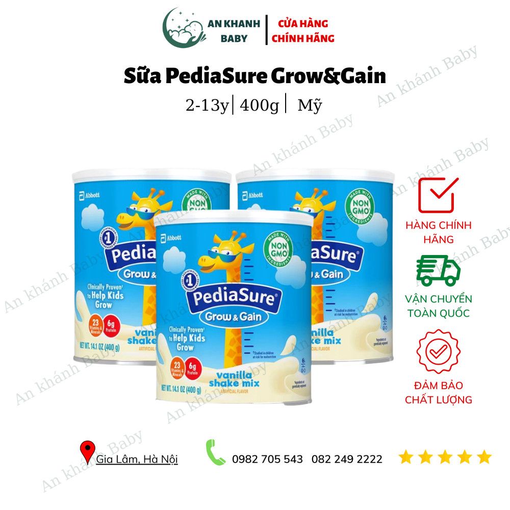  Sữa bột Pediasure Hươu cao cổ Mỹ 400g 