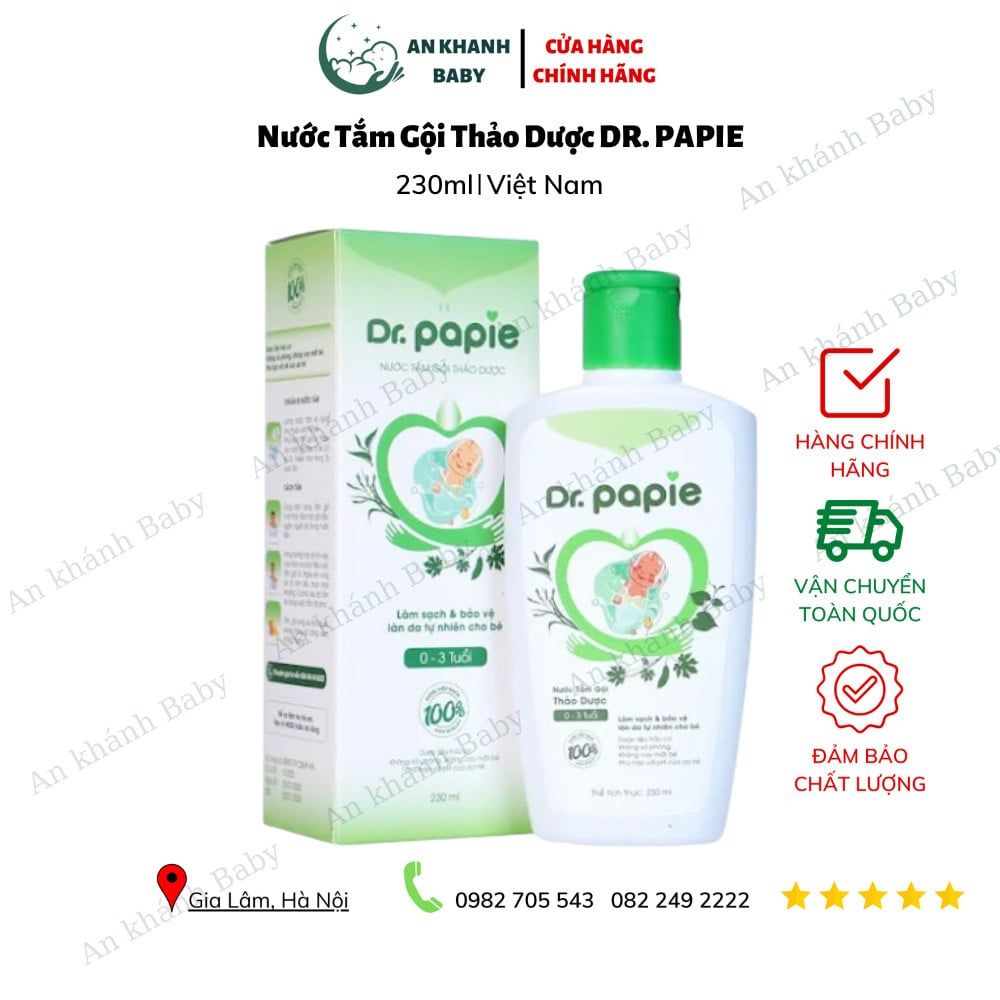  Sữa tắm thảo dược Dr Papie 230ml 