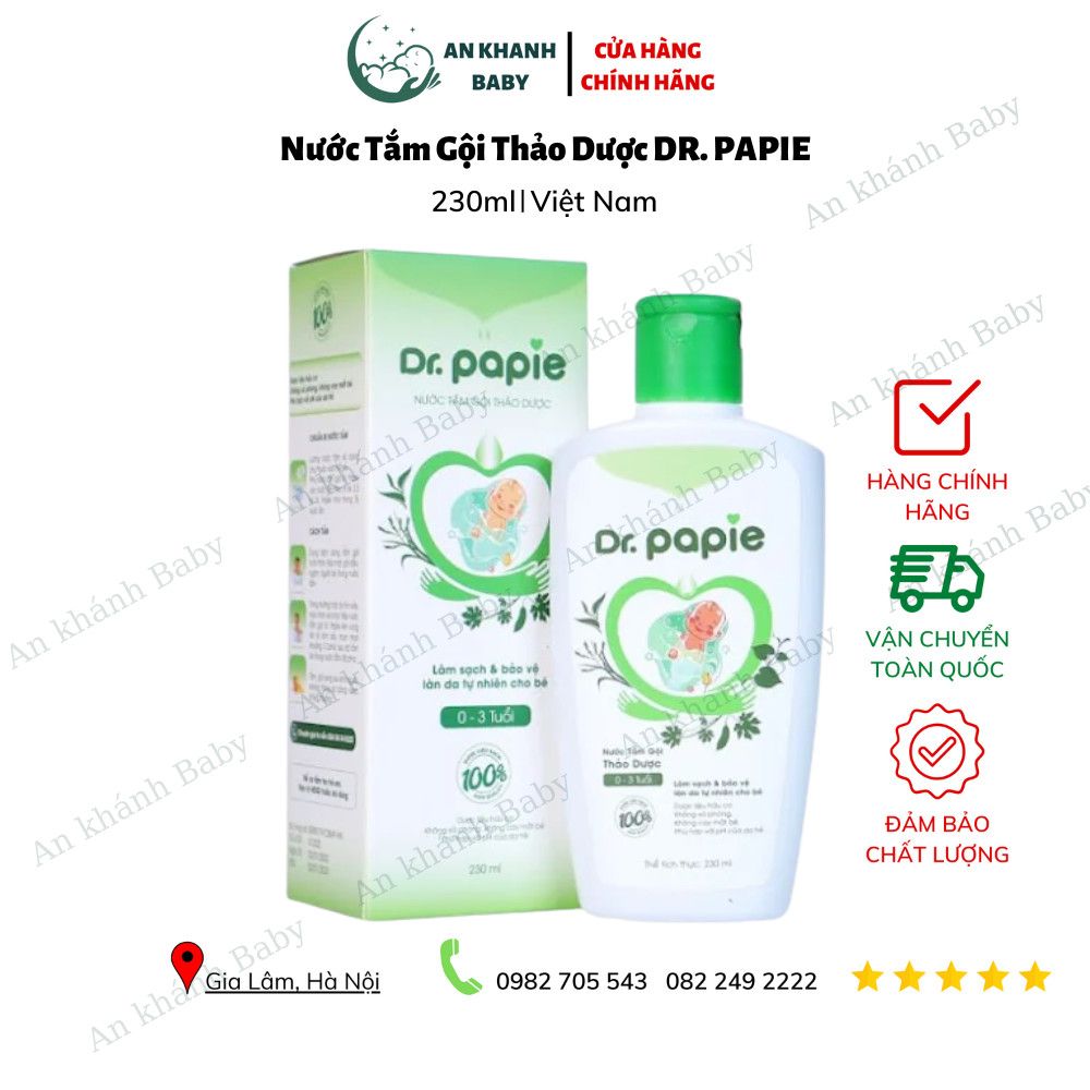  Sữa tắm thảo dược Dr Papie 230ml 
