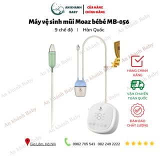  Máy Hút Mũi Thiết Bị Vệ Sinh Mũi Moaz Bebe MB056 