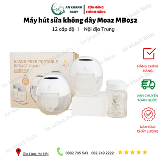  Máy hút sữa không dây Moaz BéBé MB052 - BẢO HÀNH CHÍNH HÃNG 12 THÁNG 