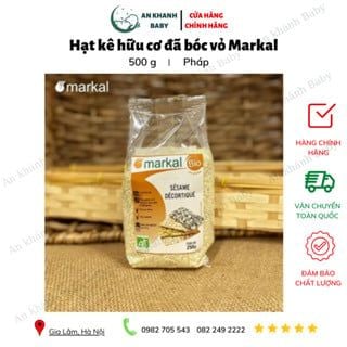  Hạt kê hữu cơ đã bóc vỏ Markal 500g 