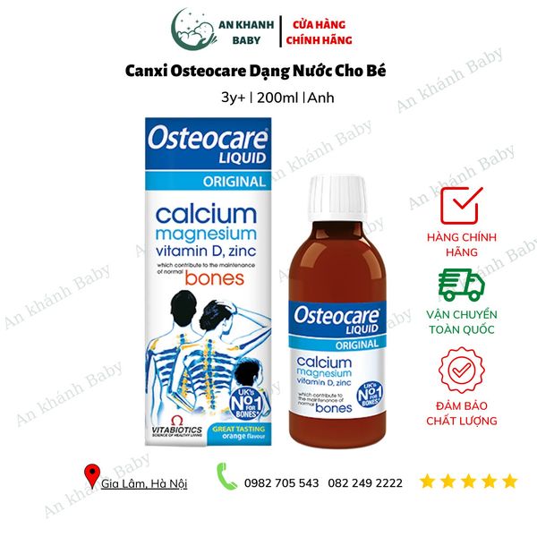  Canxi Osteocare Original Dạng Nước Của Anh - 200ml 