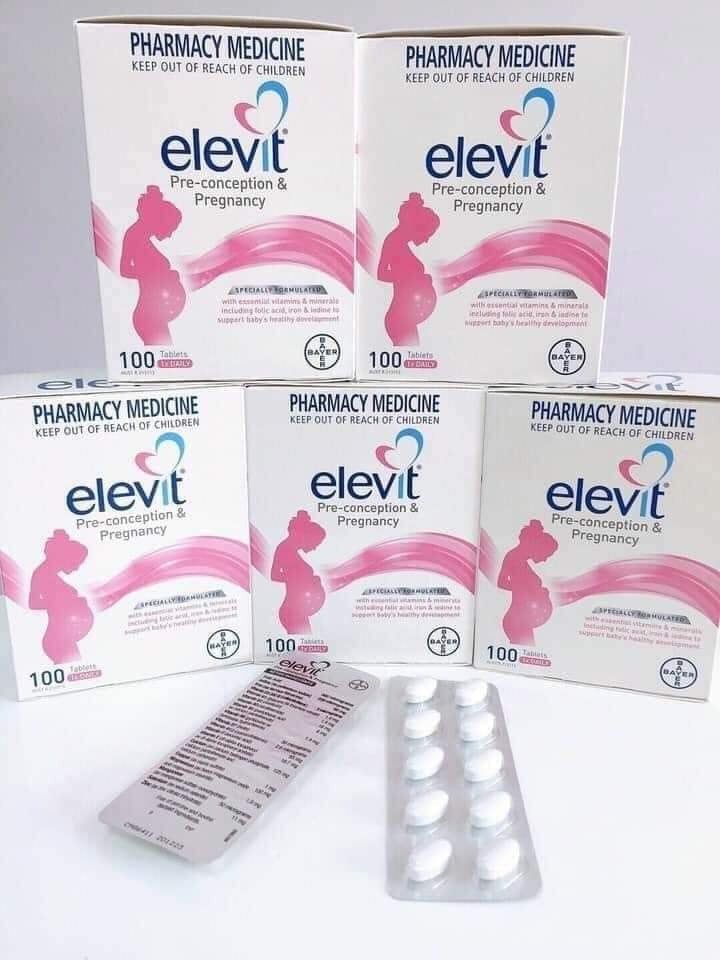  Vitamin tổng hợp Elevit bầu 100 viên 