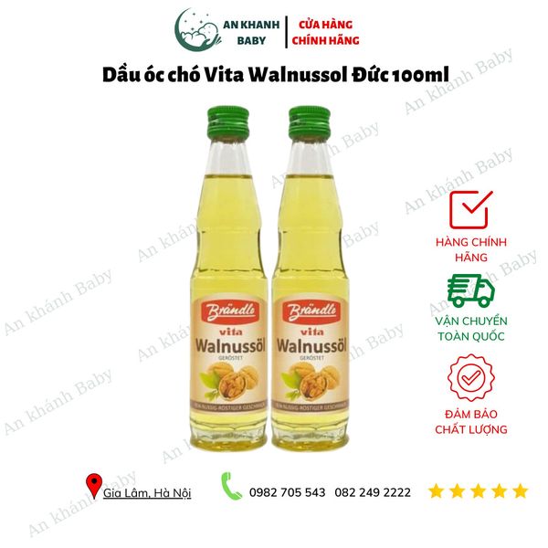  Dầu óc chó Kunella Feinkost WalnuBol 100ml (Đức) 