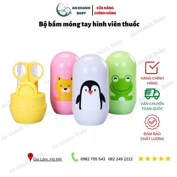  Bộ bấm móng hình viên thuốc cho bé 