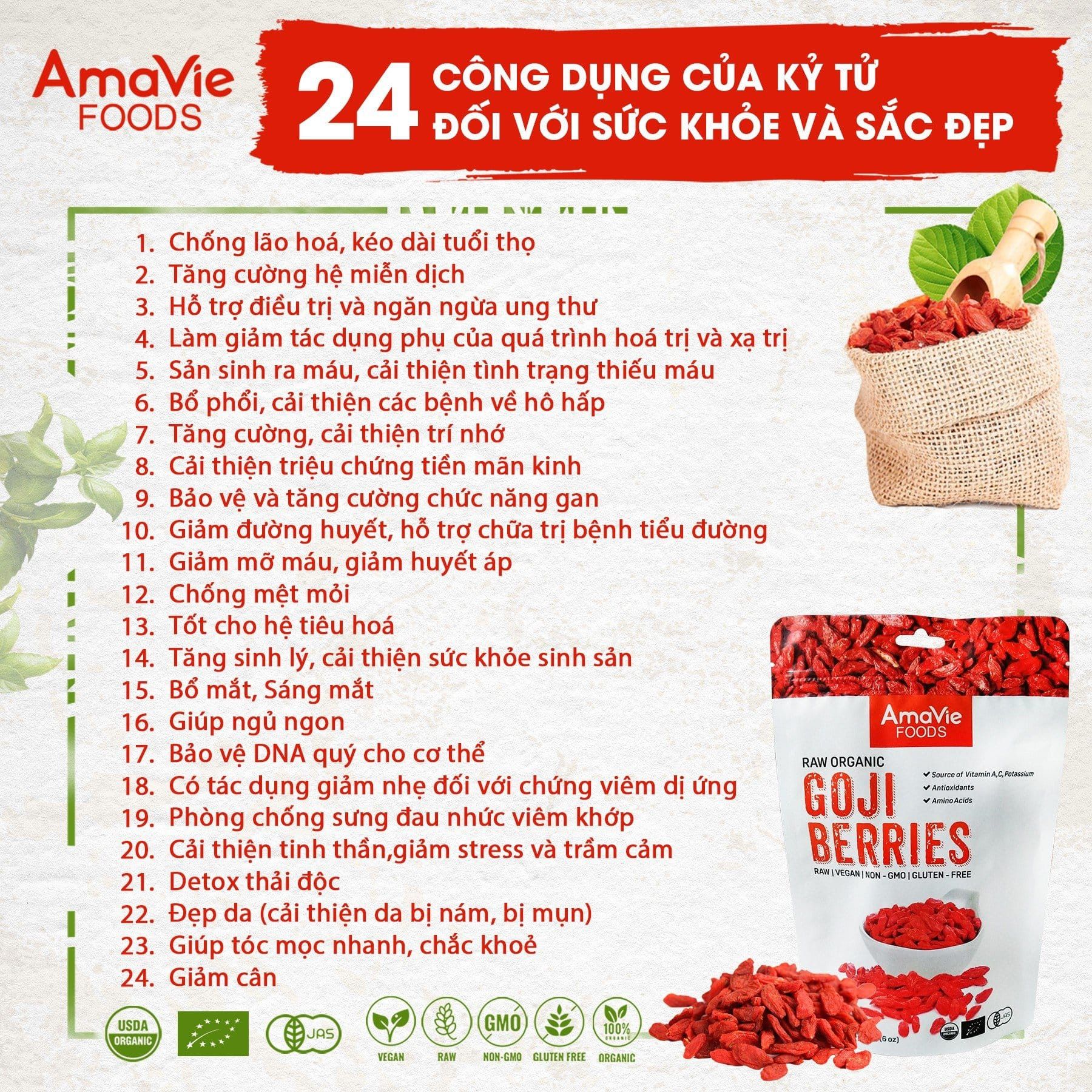  Kỷ tử Amavie 