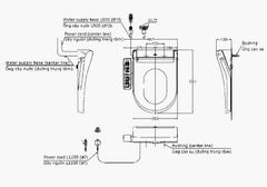 NẮP BÀN CẦU ĐIỆN TỬ WASHLET S2 / TCF33370GAA