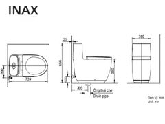 BÀN CẦU 1 KHỐI AC-1052VN