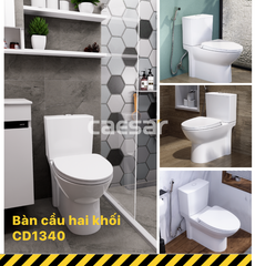 BÀN CẦU 2 KHỐI CAESAR CD1340