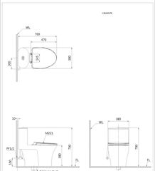 BÀN CẦU ĐIỆN TỬ C1395F+ TAF512H