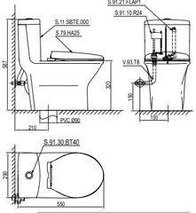 BÀN CẦU MỘT KHỐI TRẺ EM SANFI SBTE