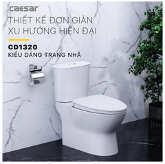BÀN CẦU 2 KHỐI CAESAR CD1320