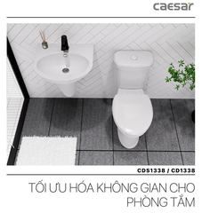 BÀN CẦU 2 KHỐI CAESAR CD1338/ CDS1338