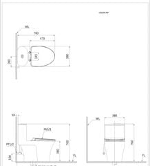 BÀN CẦU THÔNG MINH C1395F + TAF060
